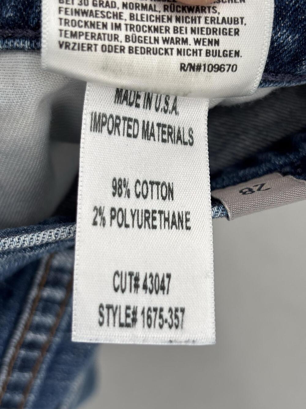 Citizens Of Humanity Pants Womens 28 Blue Drew Fray High Rise Cropped Flare Jean - Picture 6 of 12